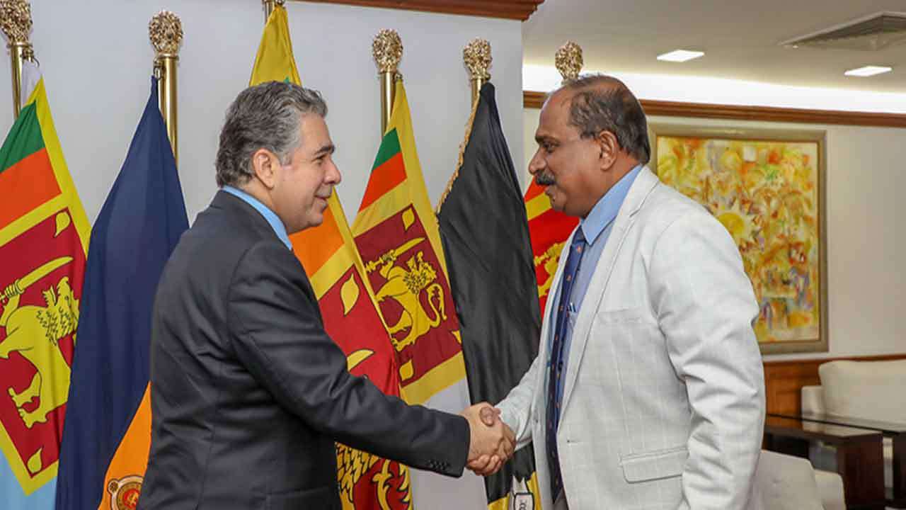 பதில் பாதுகாப்பு அமைச்சர் - துருக்கி தூதுவர் இடையே சந்திப்பு 