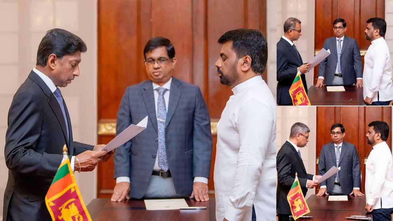 புதிய தலைவரும் இரண்டு மேன்முறையீட்டு நீதிமன்ற நீதியரசர்களும் பதவியேற்பு