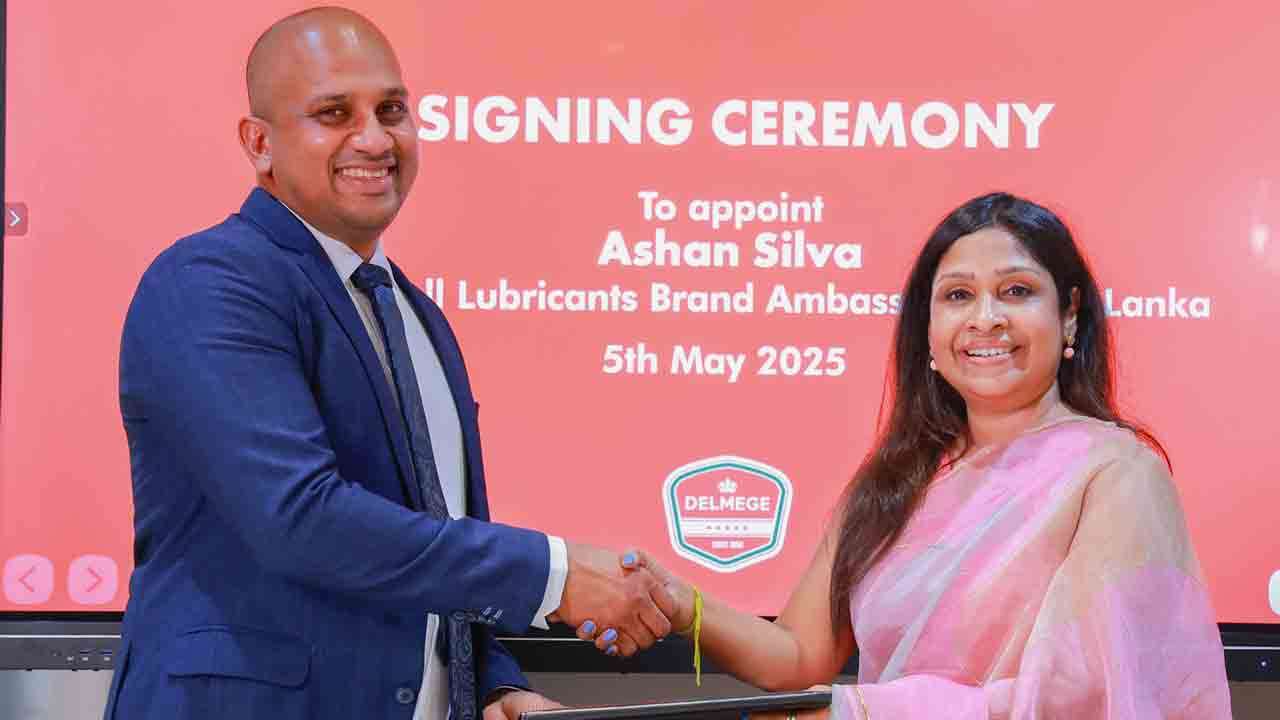 கார்கள், மோட்டார் சைக்கிள்களுக்கான Shell லுப்ரிகண்ட் எண்ணெய்களுக்கு வர்த்தகநாம தூதுவர்கசள நியமித்த Delmege Energy