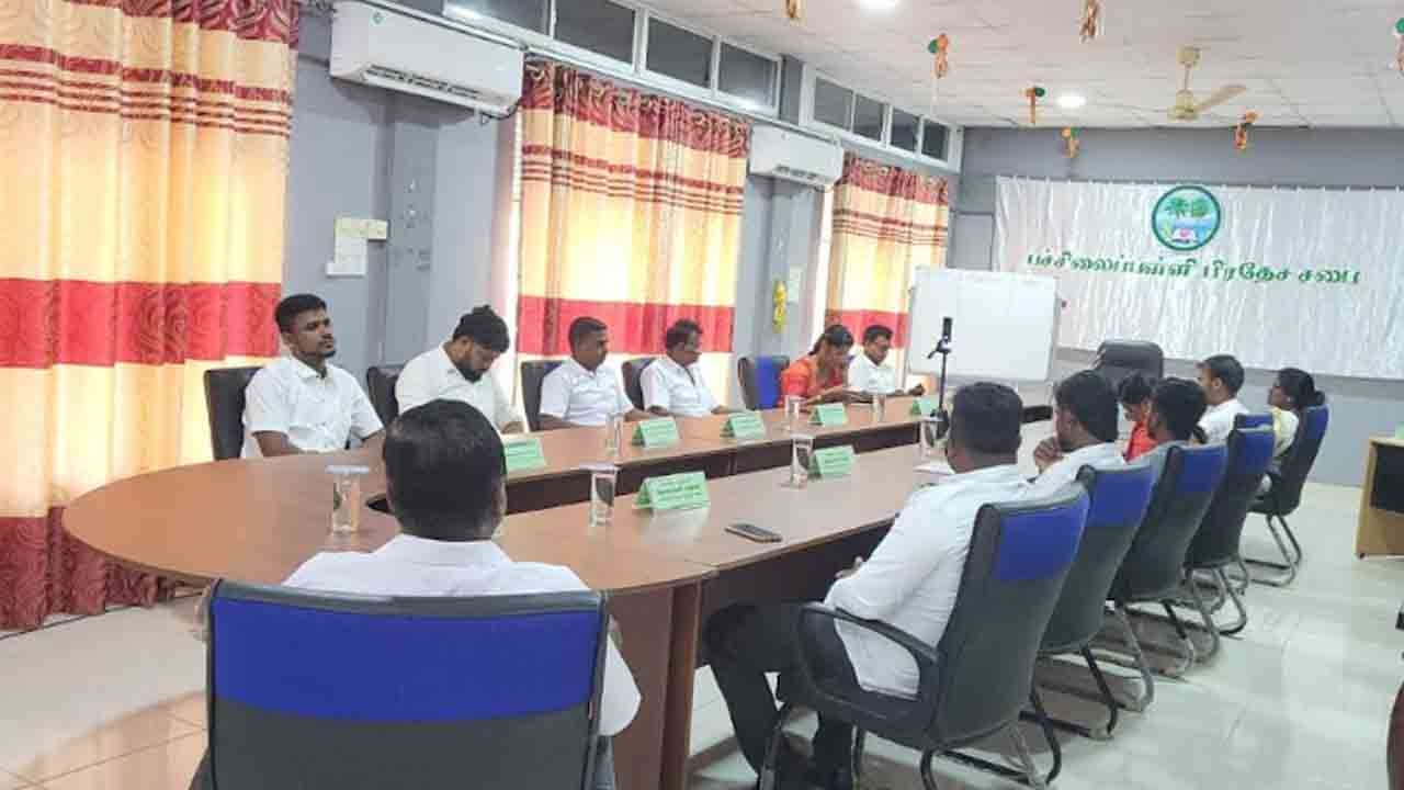 பச்சிலைப்பள்ளி பிரதேச சபையின் தவிசாளர் தெரிவு