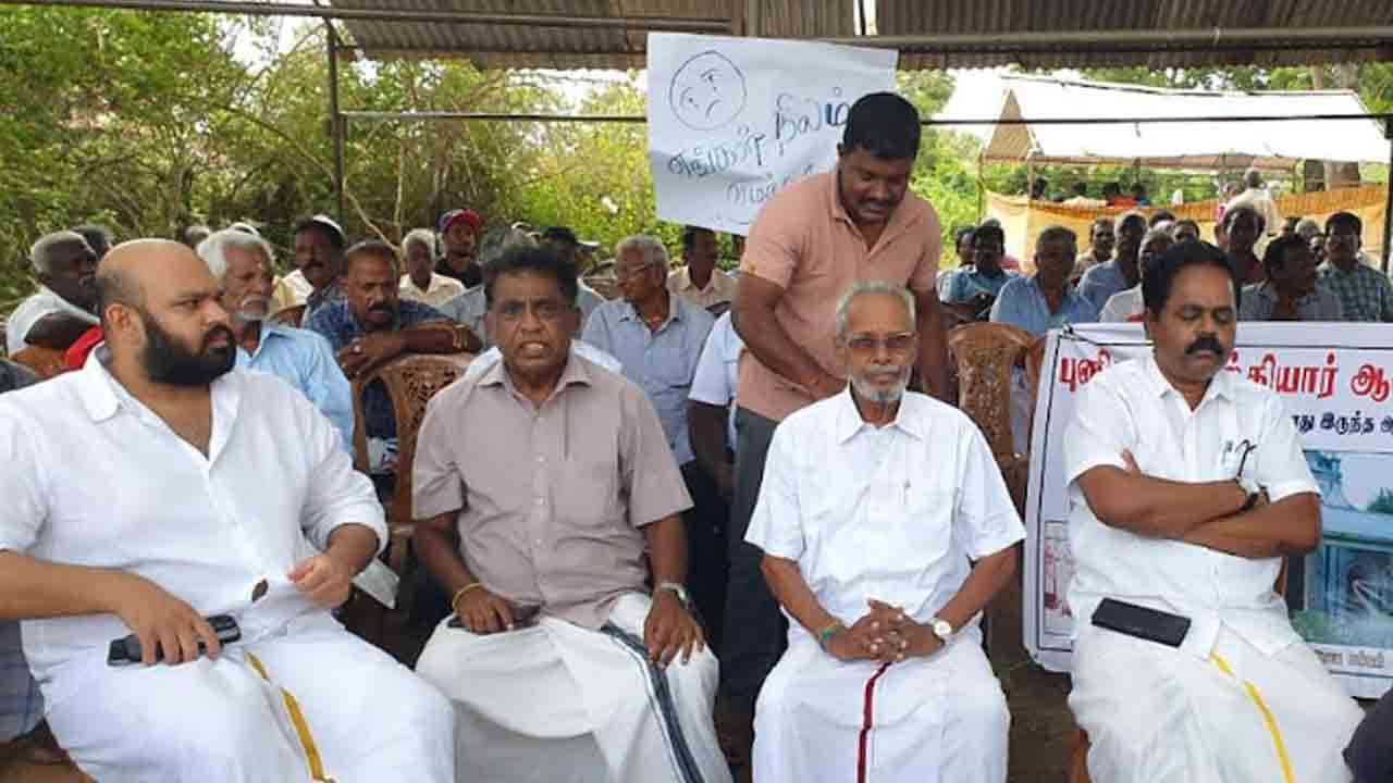 காணிகளை விடுவிக்க கோரி 5ஆவது நாளாகவும் போராட்டம்