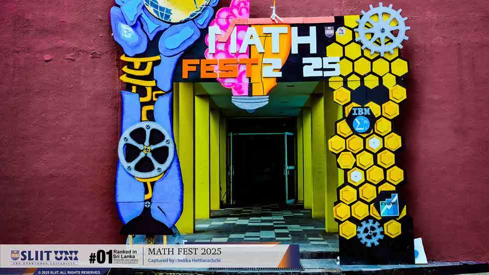 கூட்டாக இணைந்து பிரச்சினைகளைத் தீர்ப்பதன் ஊடாகப் பகுப்பாய்வு சிந்தனையைக் காட்சிப்படுத்திய SLIIT MATHFEST 2025