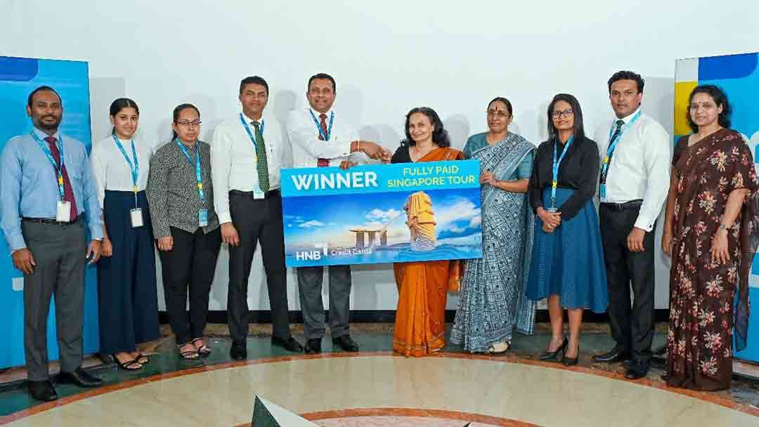 HNB கடன் அட்டைகளின் அதிர்ஷ்ட வெற்றியாளருக்கு  Dream Singapore பயணம்!