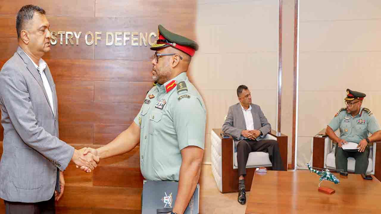 பாதுகாப்பு செயலாளர் - மாலைத்தீவு பாதுகாப்பு ஆலோசகரை சந்தித்தார்