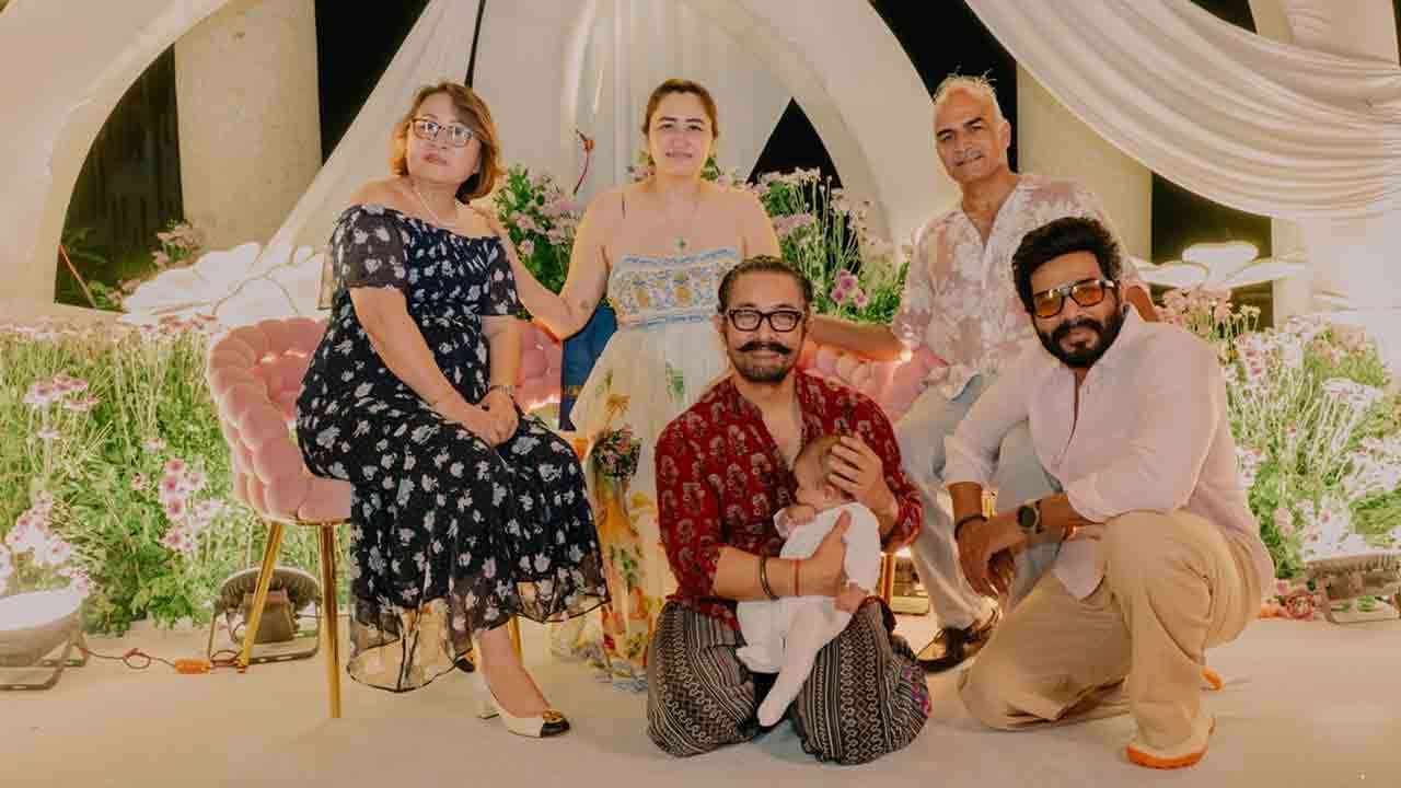 விஷ்ணு விஷாலின் மகளுக்கு பெயர்சூட்டிய அமீர்கான்