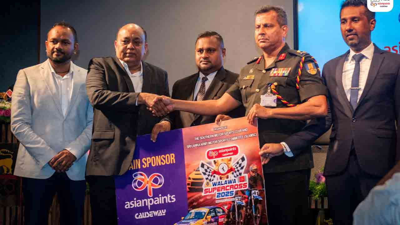 வளவை சுபர்க்ரோஸ் 2025 பிரதான அனுசரனையாளராக இலங்கையின் மோட்டார் பந்தயத்தில் புதிய அத்தியாயத்தினை வலுவூட்டும் ஏசியன் பெயிண்ட்ஸ் கோஸ்வே