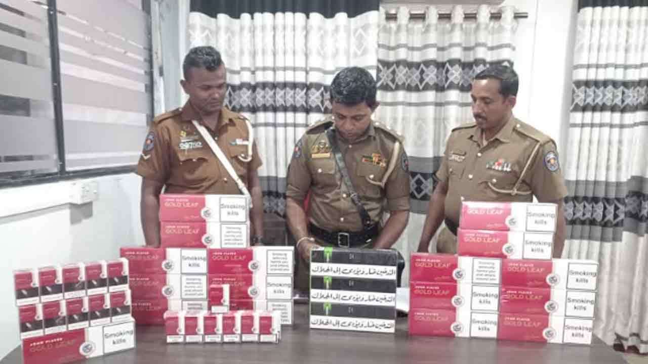 சட்டவிரோத சிகரெட்டுக்களுடன் சந்தேக நபர்கள் இருவர் கைது