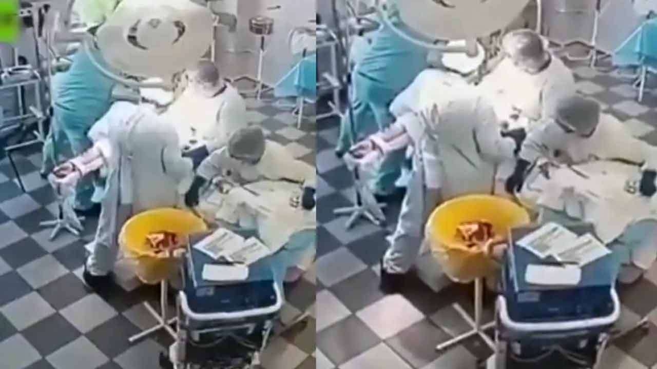 நிலநடுக்கத்தால் குலுங்கிய வைத்தியசாலை... அறுவை சிகிச்சை செய்த வைத்தியர்கள்