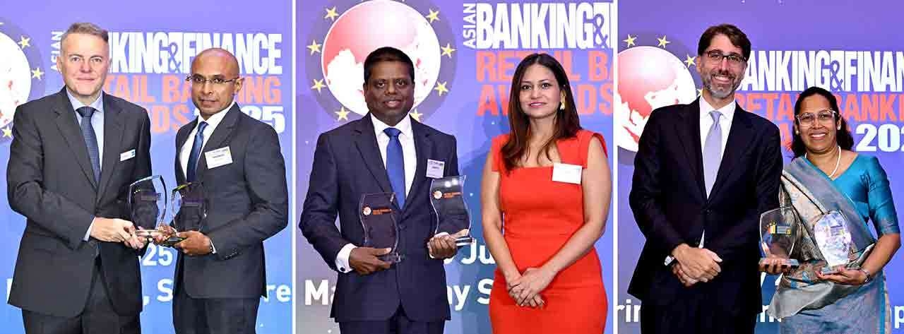 ஆசிய வங்கியியல் மற்றும் நிதி விருதுகள் 2025 இல் கொமர்ஷல் வங்கி ஆறு சிறப்பு விருதுகளை வென்றது