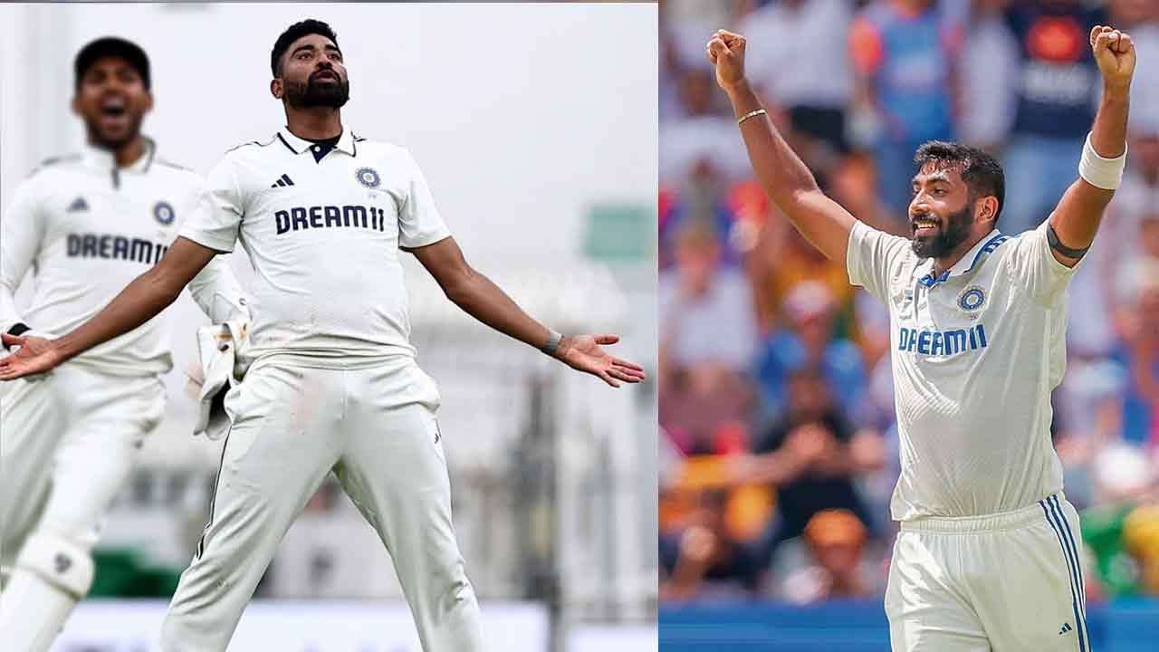 அதிக விக்​கெட்டுக்களை வீழ்த்தி பும்ராவின் சாதனையை சமன் செய்த சிராஜ் 