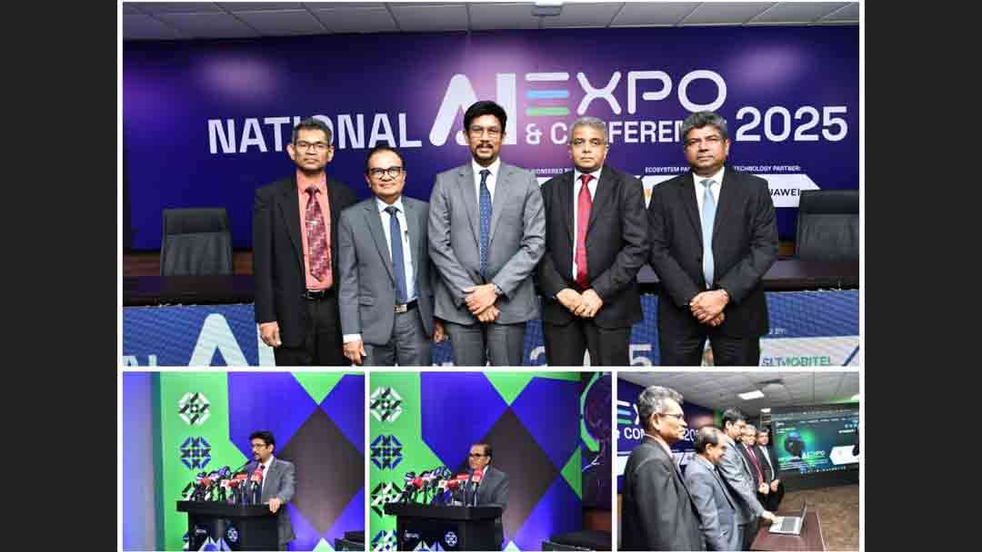 இலங்கையின் முதலாவது தேசிய AI கண்காட்சி மற்றும் மாநாட்டினூடாக AI இனால் வலுவூட்டப்பட்ட எதிர்காலத்தை நோக்கிய மாற்றத்தை ஏற்படுத்த நடவடிக்கை