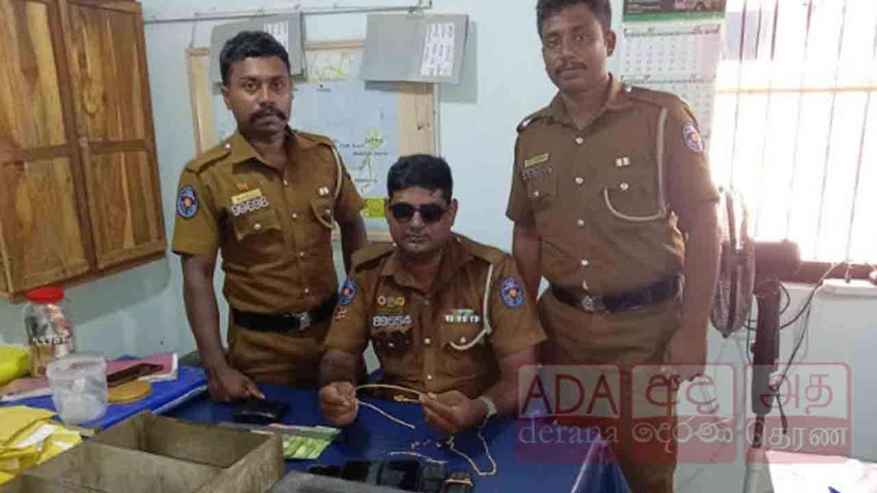 களவாடப்பட்ட பெறுமதிமிக்க நகைகளுடன் ஒருவர் கைது!