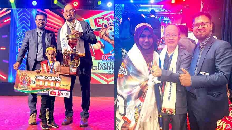 UCMAS National Competition 2025 இல் திஹாரியவுக்கு இரு  Grand Champion விருதுகள்!