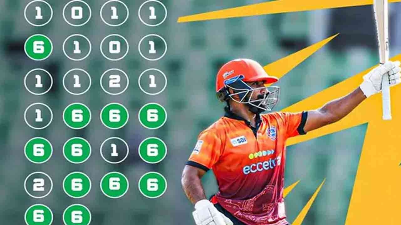 ஒரே ஓவரில் 40 ஓட்டங்களை சாத்தியமாக்கிய வீரர் 