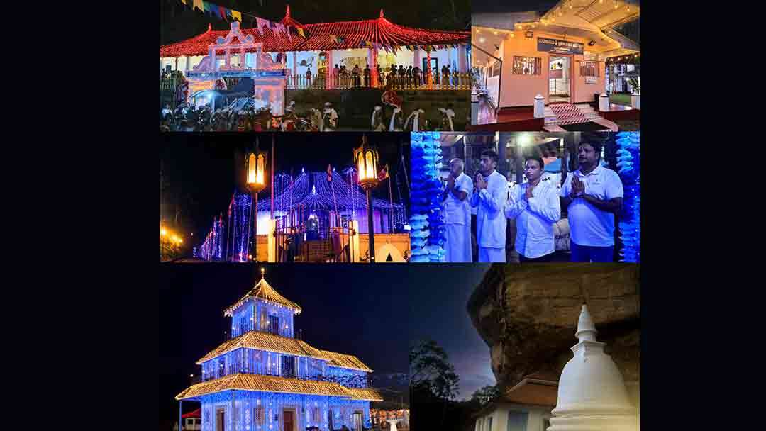 வருடாந்த எசல திருவிழா காலப் பகுதியில், 'சுதேசி கொஹொம்ப ஆலோக பூஜா சத்காரய' கருப்பொருளின் கீழ், 5 முக்கிய வரலாற்று சிறப்புமிக்க வழிபாட்டுத் தலங்களை ஒளிரச் செய்த சுதேசி கொஹொம்ப