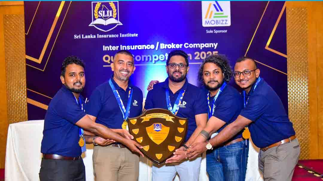 காப்புறுதி/தரகு கம்பனிகளுக்கு இடையிலான 2025 வினா - விடை போட்டியில் சம்பியனான HNB பொதுக் காப்புறுதி