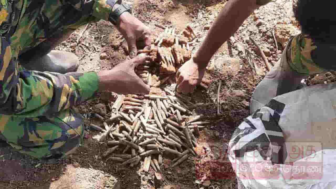 யாழில் வெடிபொருட்கள் மீட்பு