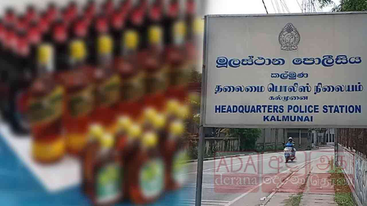 போயா விடுமுறை நாளில் வீடொன்றில் மதுபான விற்பனை
