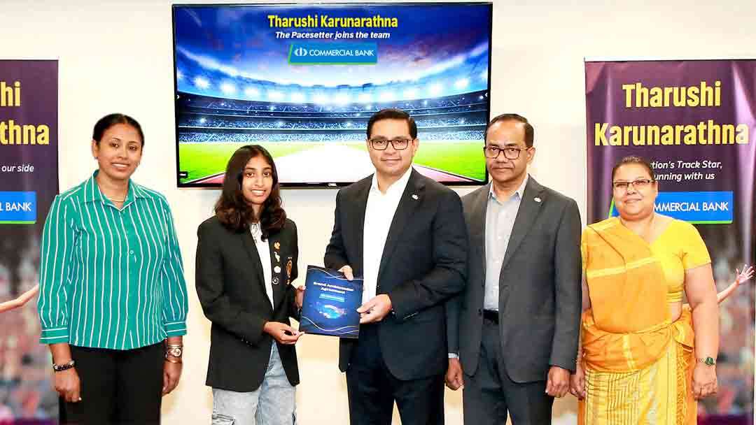 கொமர்ஷல் வங்கியுடன் இணைந்து துரிதமாக செயற்படவுள்ள தருஷி கருணாரத்ன