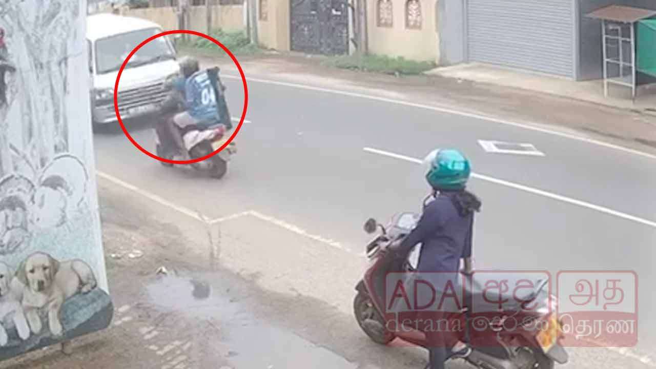 யாழில் மோட்டார் சைக்கிளை மோதித் தள்ளிய ஹயஸ் 