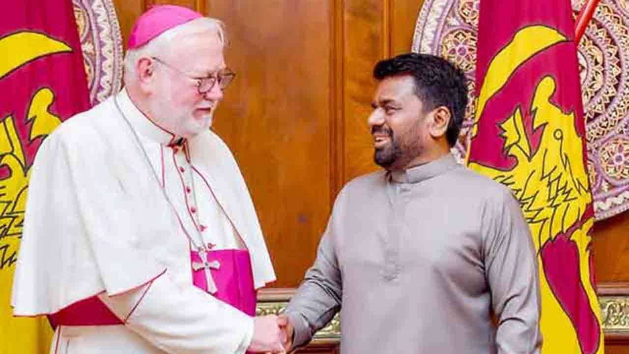 அரசாங்கத்தின் முயற்சிகளுக்கு பேராயர் போல் ரிச்சர்ட் கல்லாகர் பாராட்டு