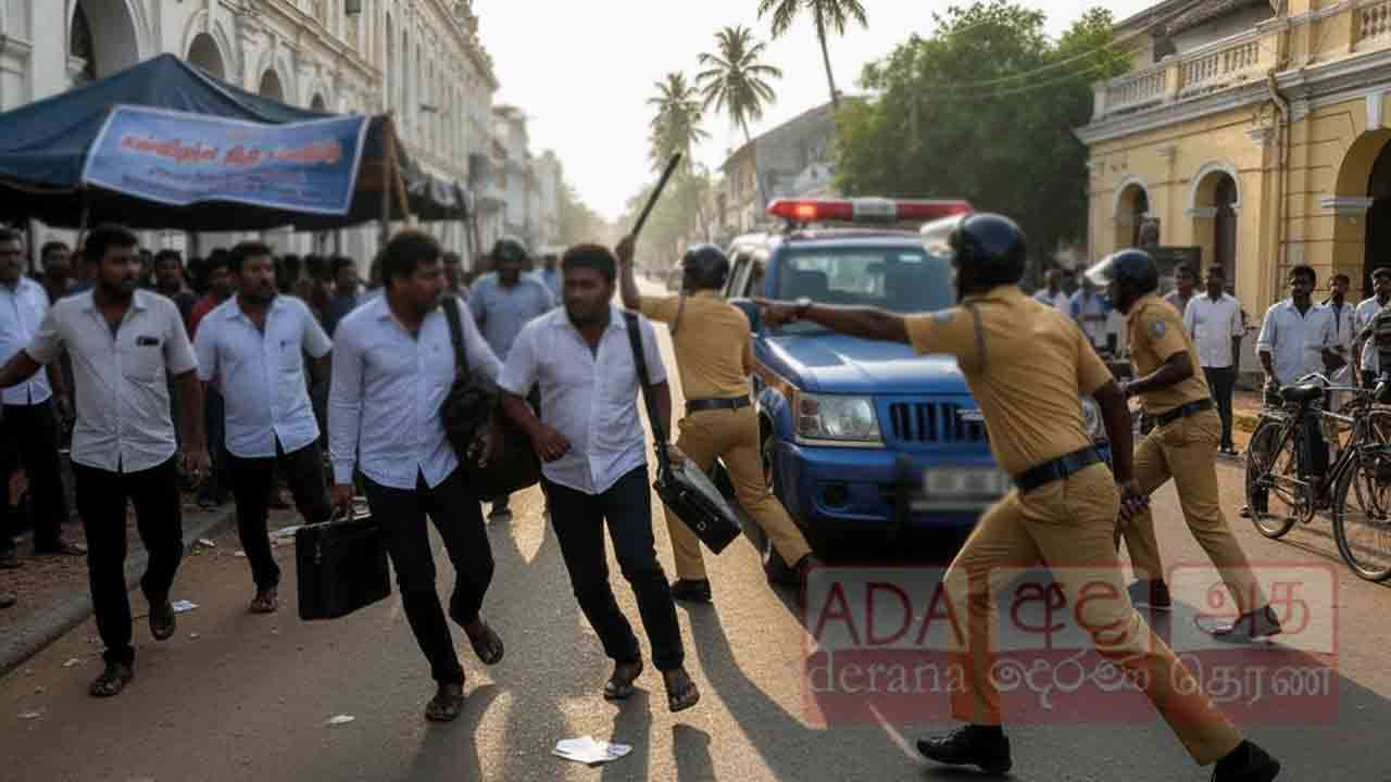 நிதி சேகரிக்க வந்த கும்பல் பொலிஸாரால் விரட்டியடிப்பு!