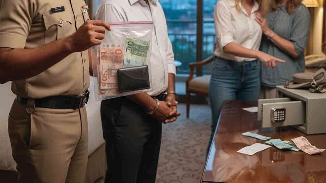 வெளிநாட்டுப் பெண்ணின் பணப்பையைத் திருடிய சந்தேகநபர் கைது