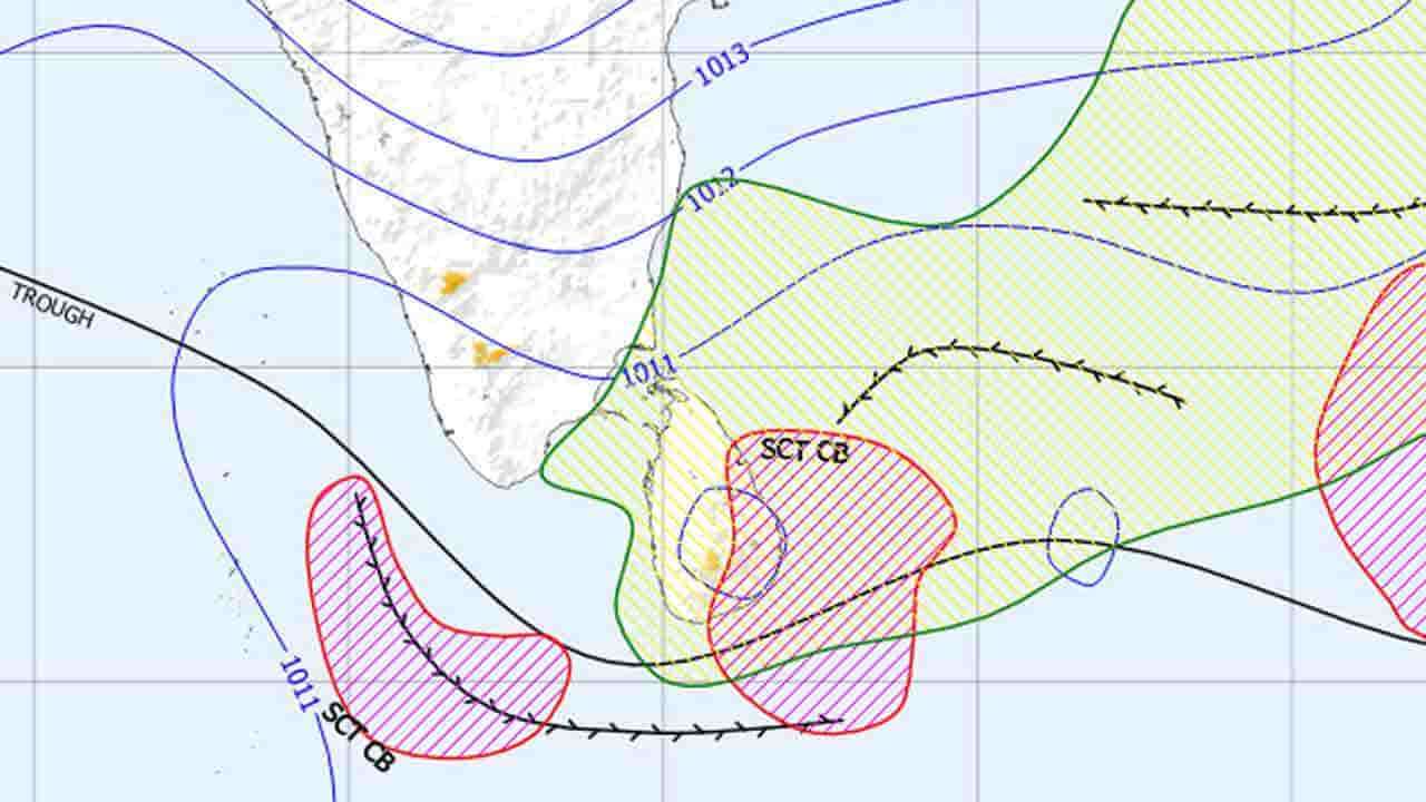 கீழ் வளிமண்டலத் தளம்பல் நிலையினால் கன மழைக்கு வாய்ப்பு!