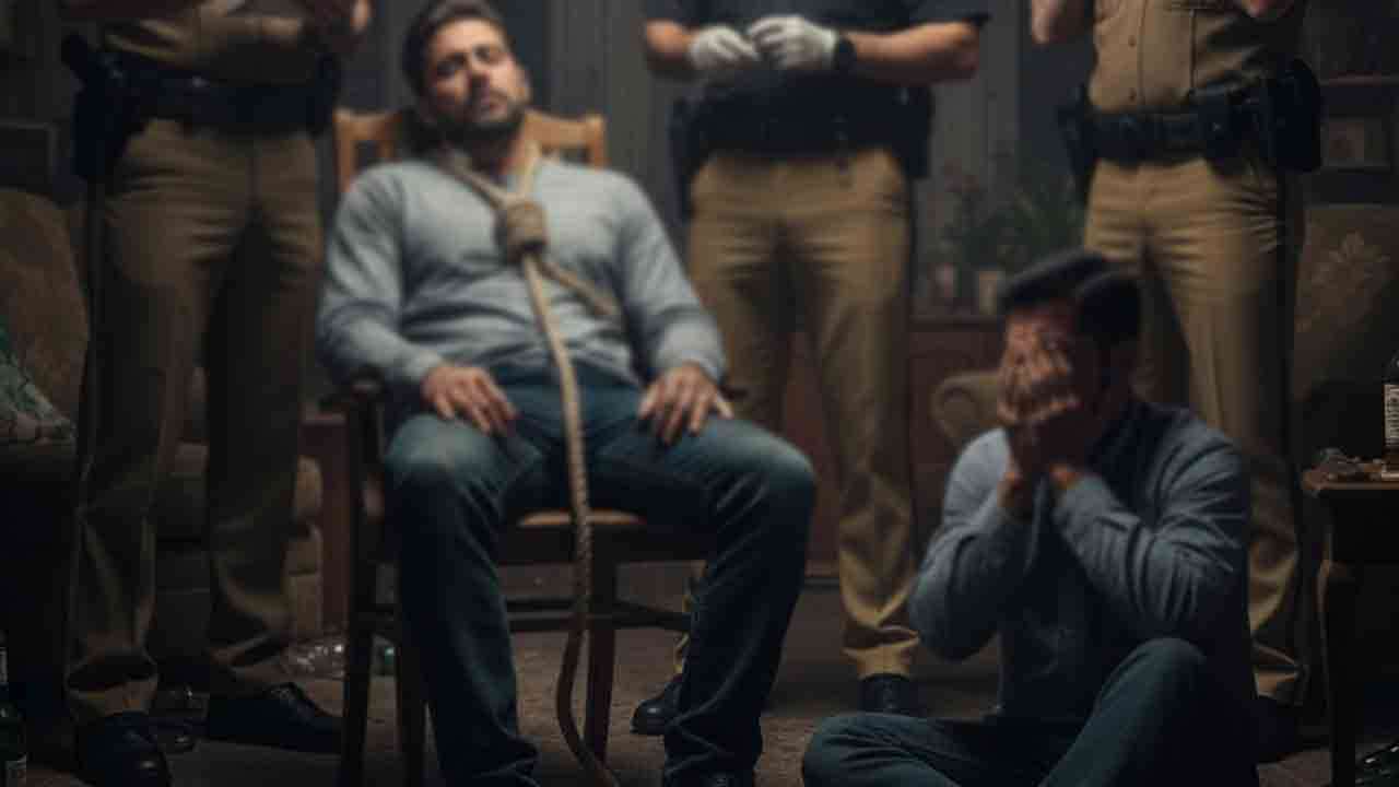 மனைவியை மிரட்ட சுருக்கு மாட்டிக்கொண்டவர் மூச்சுத்திணறி உயிரிழப்பு  