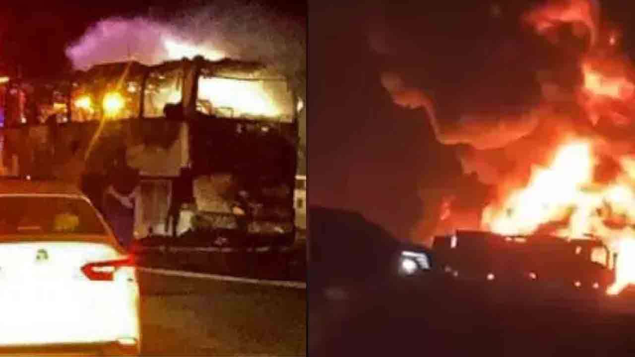 மதீனா பஸ் விபத்தில் 11 குழந்தைகள்- ஒரே குடும்பத்தை சேர்ந்த 18 பேர் பலி!