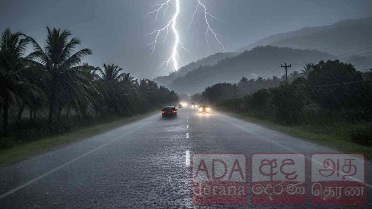 இடி, மின்னலுடன் பலத்த மழைக்கு வாய்ப்பு