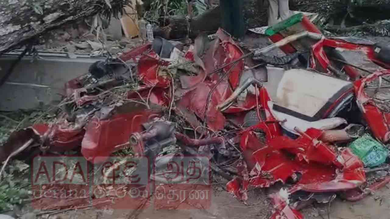 முச்சக்கர வண்டி மீது மரம் சரிந்து விழுந்த விபத்தில் ஒருவர் பலி