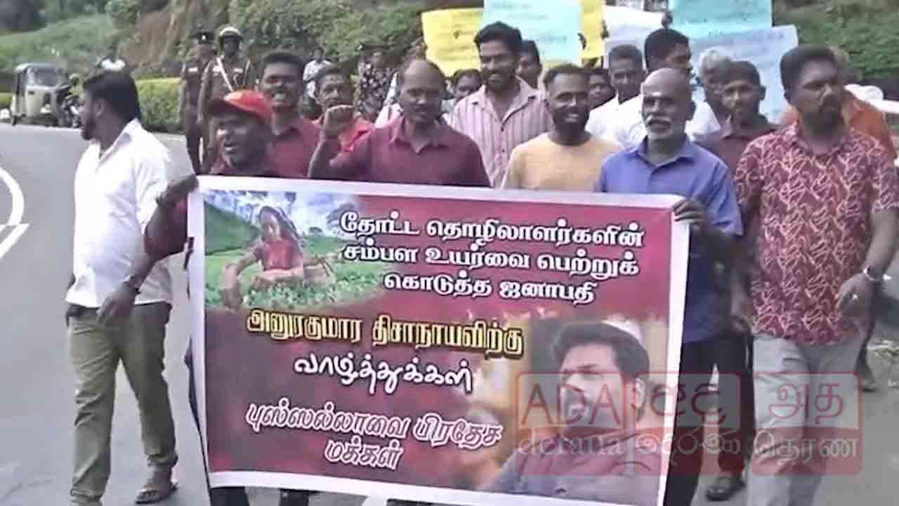 ஜனாதிபதிக்கு ஆதரவு தெரிவித்து புஸ்ஸல்லாவில் பாரிய ஆர்ப்பாட்டம்!