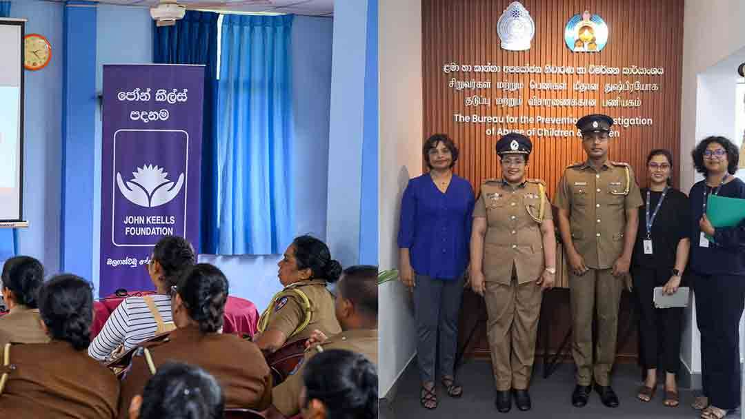 ஜோன் கீல்ஸ் அறக்கட்டளை, இலங்கை பொலிஸ் உடன் இணைந்து பெண்கள் மற்றும் சிறுவர்களுக்கு எதிரான வன்முறைகளை கட்டுப்படுத்த நடவடிக்கை
