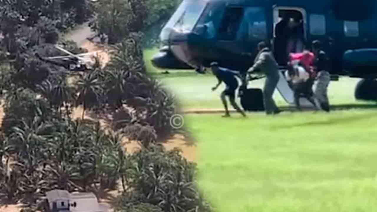 மாவிலாறு அனர்த்தம் - 211 பேரை  மீட்ட விமானப் படையினர் 