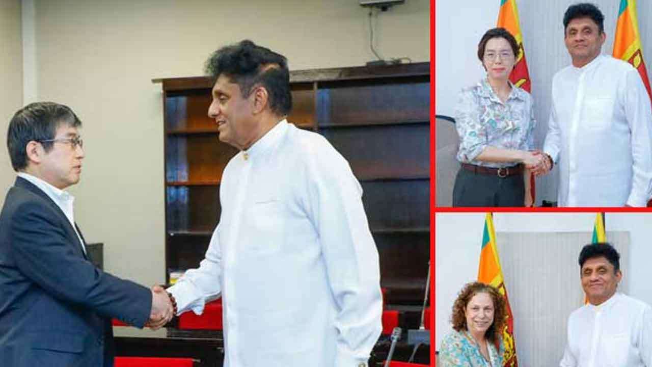 தூதுவர்களை சந்தித்த சஜித்