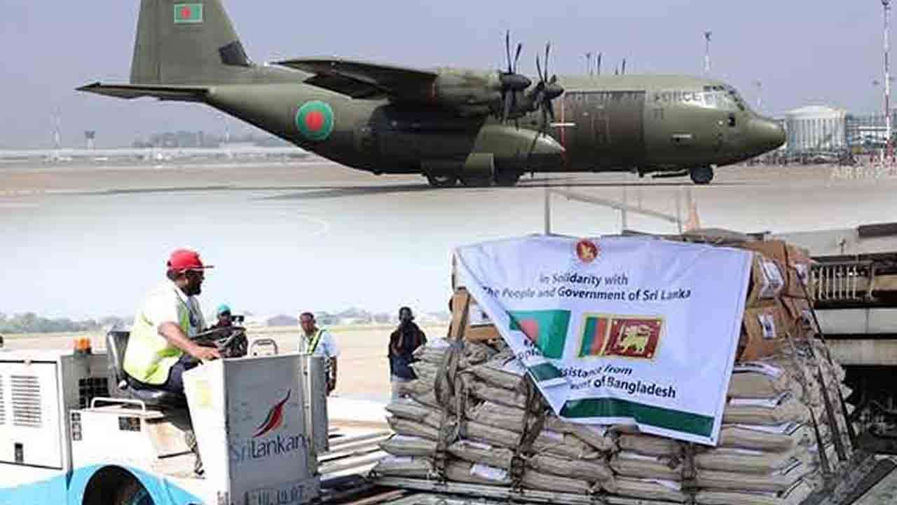 பங்களாதேஷிடமிருந்தும் மனிதாபிமான நிவாரணப் பொருட்கள்!