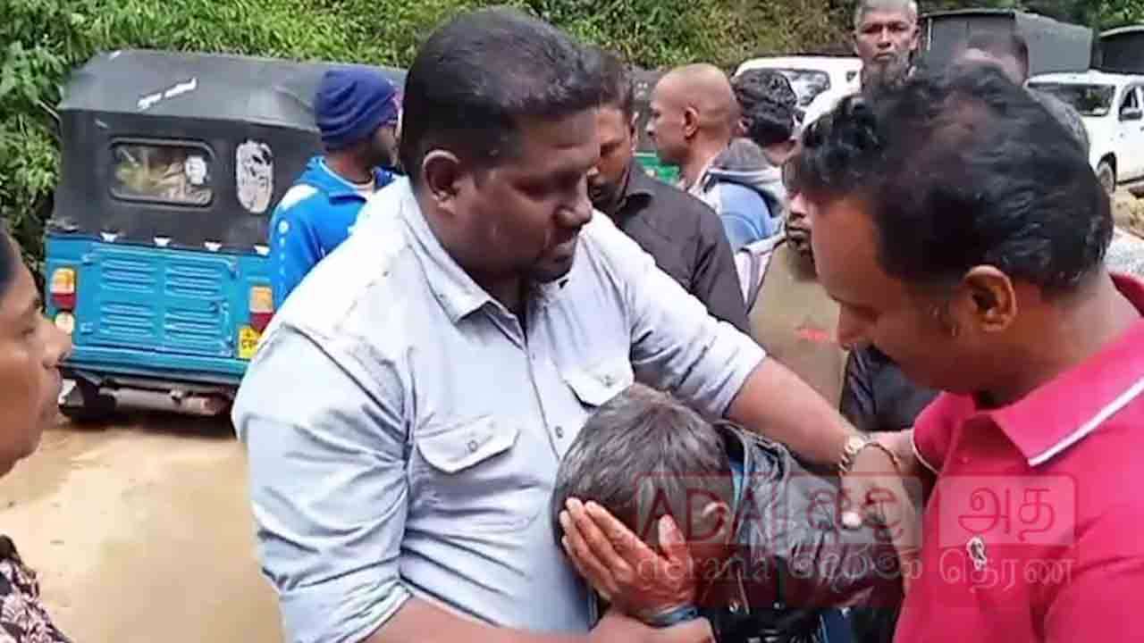 கதறிய அழுத மக்களை வாரி அரவனைத்த பிரதி அமைச்சர்!