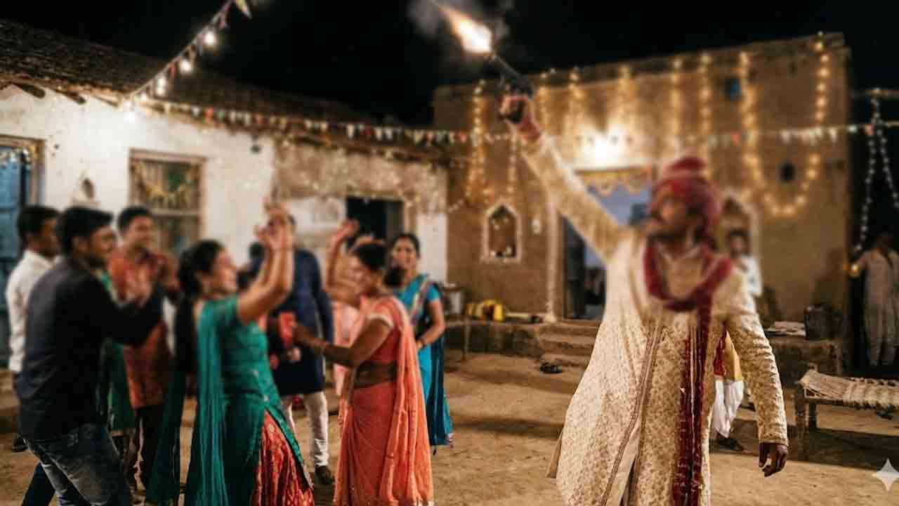 திருமணத்தில் துப்பாக்கியால் சுட்டு கொண்டாட்டம் - 2 சிறுவர்கள் பலி