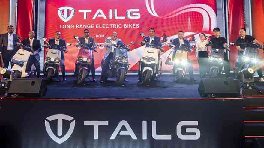  சூழல்நேயம்மிக்க போக்குவரத்திற்கு உதவும் முகமாக TAILG இலெக்ட்ரிக் மோட்டார் சைக்கிள்களை சிங்கர் அறிமுகப்படுத்தியுள்ளது