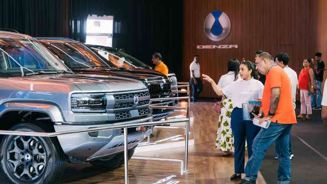 Shoppes @ City of Dreams காட்சியறை மற்றும் கொழும்பு மோட்டார் கண்காட்சியில் DENZA வாகனங்கள் அறிமுகம்