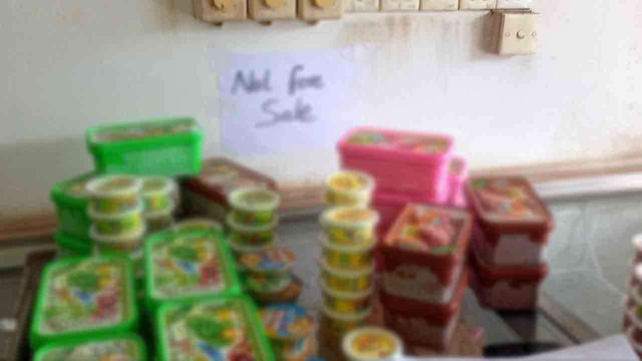 தரமற்ற ஐஸ்கிரீம் விற்பனை மோசடி கண்டுபிடிப்பு