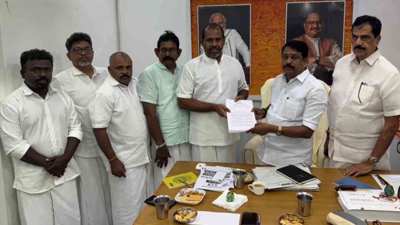 நயினார் நாகேந்திரனுடன் தமிழ்த் தேசியப் பேரவையினர் சந்திப்பு