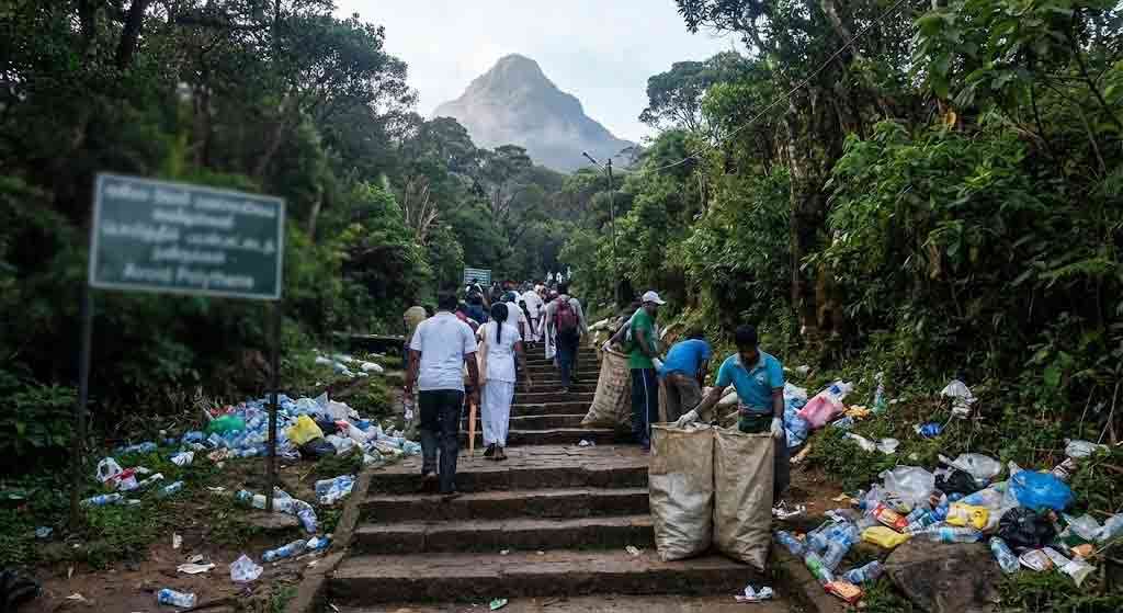 சிவனொளிபாதமலையில் பொலித்தீன் பாவனையை குறைக்க தீர்மானம்
