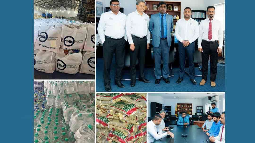 'டிட்வா' சூறாவளியால் பாதிக்கப்பட்ட 1,000 குடும்பங்களுக்கு நிவாரண உதவிகளை வழங்கிய AMW நிறுவனம்