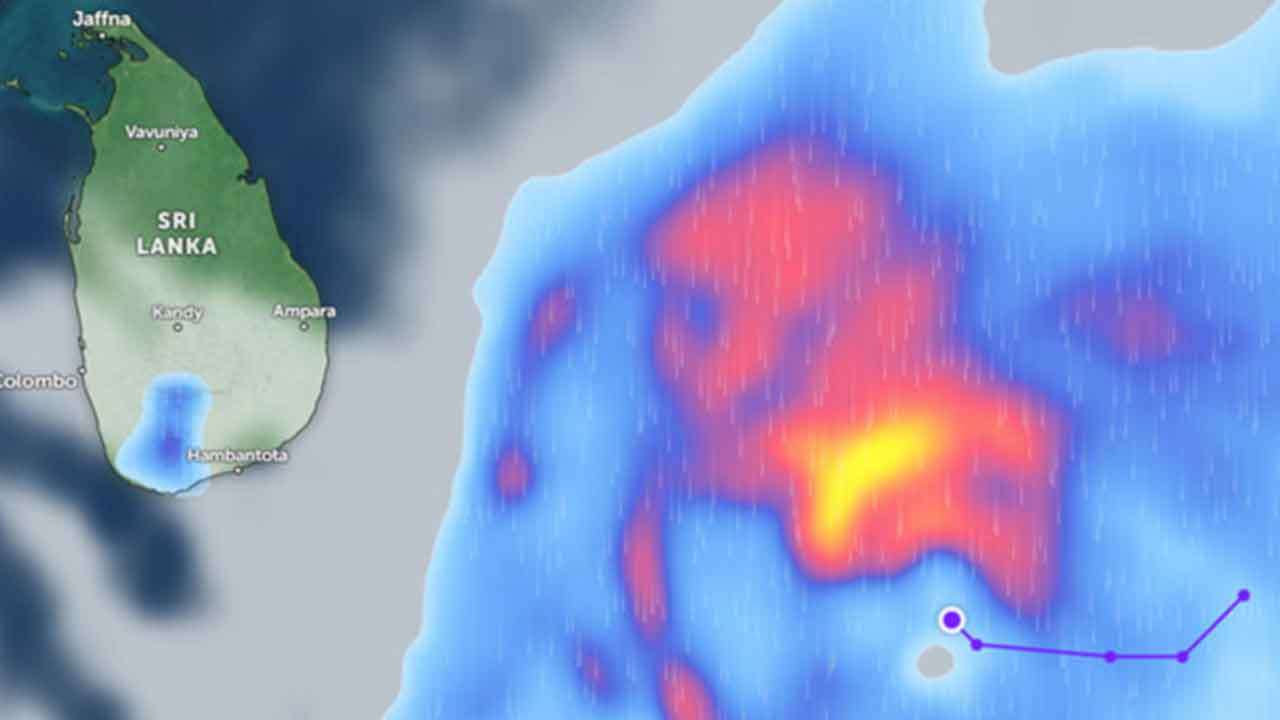 நாட்டின் பல பகுதிகளில் 100 மிமீ பலத்த மழை!