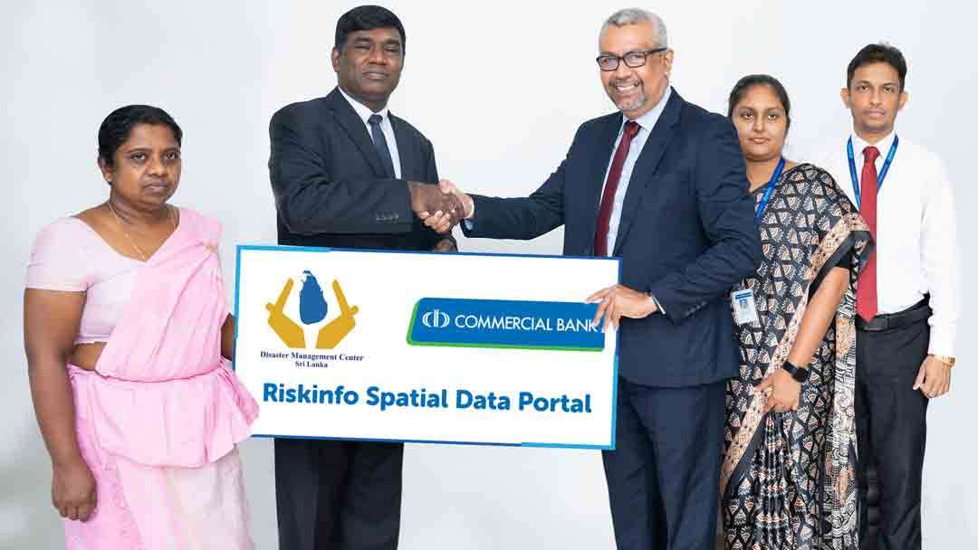 இலங்கையின் இடருக்கான தயார்நிலையை வலுப்படுத்த கொமர்ஷல் வங்கி DMC-க்கு ஆதரவு