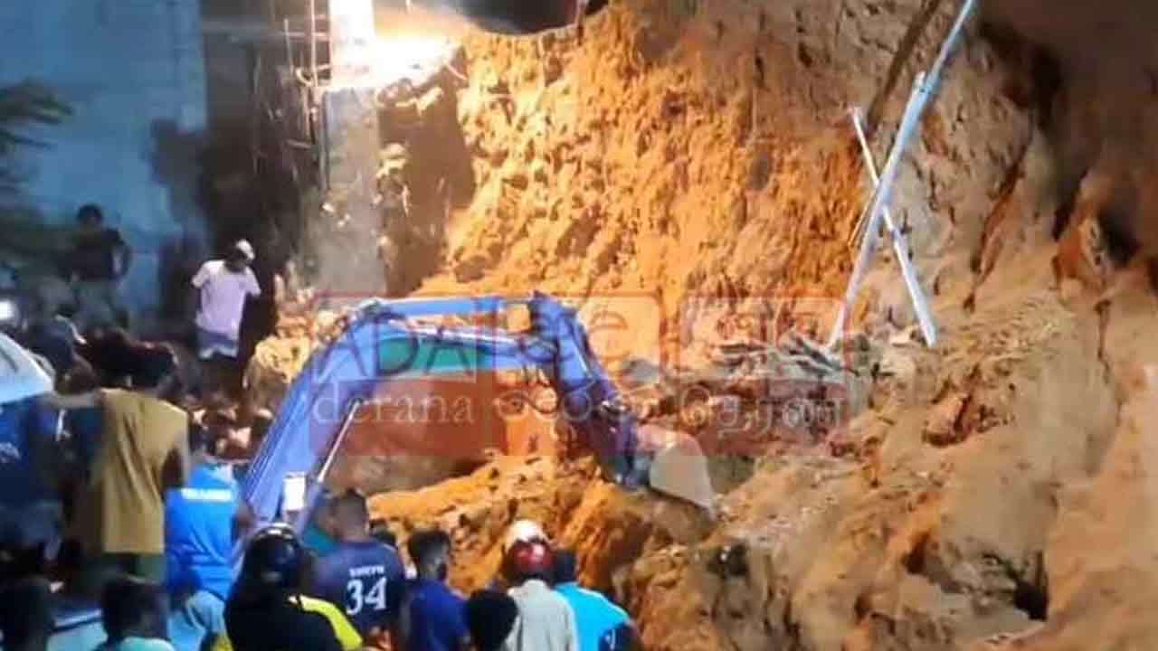 அஹங்கமவில் பயங்கரம்: மதில் இடிந்து விழுந்து மூவர் படுகாயம்!