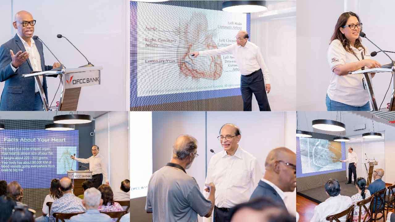 DFCC Pinnacle ஏற்பாட்டில் இடம்பெற்ற இருதய ஆரோக்கியம் குறித்த பிரத்தியேக வாழ்க்கை முறை தொடர்பான கருத்தரங்கு