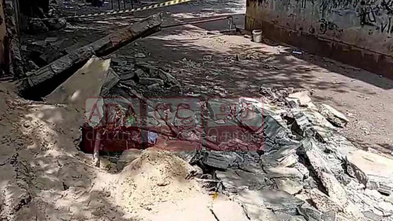  பொரளையில் பாடசாலை பாதுகாப்பு சுவர் இடிந்து வீழ்ந்து விபத்து 